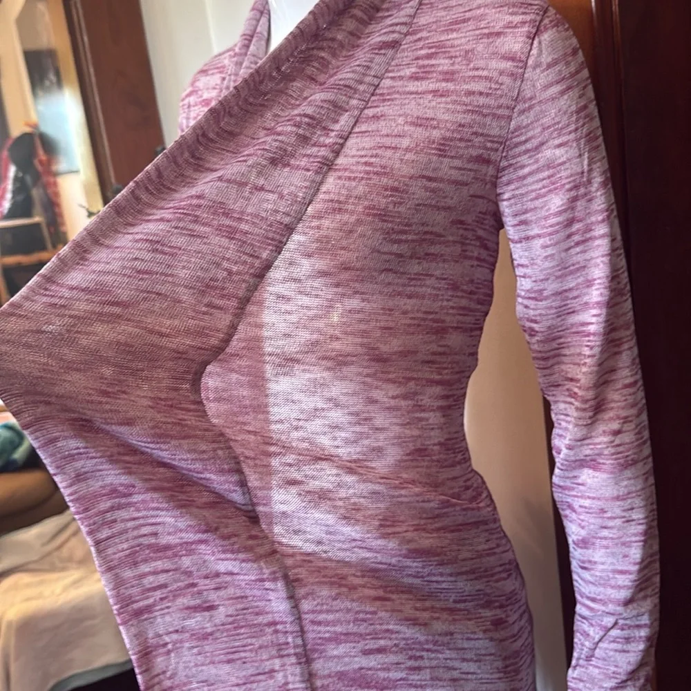 NWT northern reflections size small raspberry Pink Open-Front Cardigan Sweater - Picture 3 of 4
